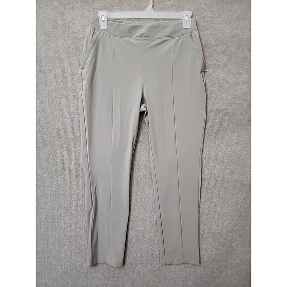 Columbia PFG Pants Women M Short Gray Tidal II Elastic Waist Fishing Hiking - Picture 1 of 9